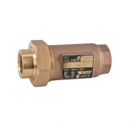 Watts 0072204 3/4" Lead Free Dual Check Valve Backflow Preventer