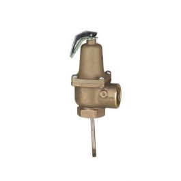 Watts 0259705 140X-6 1" Temperature and Pressure Valve 670,000 BTU 150 PSI