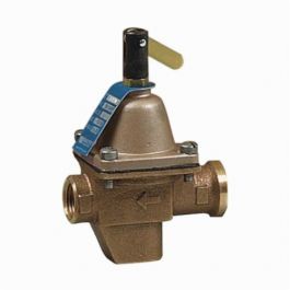 Watts 0386423 1/2" Bronze High‑Capacity Feed Water Pressure Regulator 10-25 PSI Set For 15 PSI Adjustable