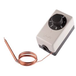 Danfoss 060H1708 Thermostat Wall Mount -20°-85°F 140°F Maximum 59" Capillary