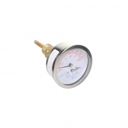 Lochinvar & A.O. Smith 100376494 Temperature & Pressure Gauge 0-75 PSI 50°F-320°F