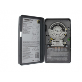 Tork Timers 1109A 24-Hour Mechanical Timer Switch 120/208-277V