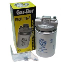 Garber 11BV-R 10 GPH Oil Filter W/Bracket 3/8" X 3/8"