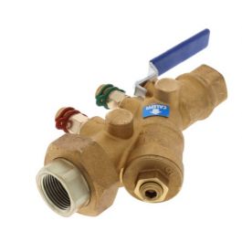 Caleffi 120351A-000 Y-Strainer W/Integral Ball Valve & Pressure & Temperature Port 3/4" NPT