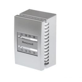Honeywell 14004406-110 Satin Chrome Vertical Set-Point & Thermostat 15-30°C