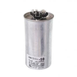 Rheem-Ruud 43-101665-59 Dual Round Capacitor 5-70 MFD 440V