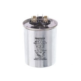 Rheem-Ruud 43-25133-13 Dual Round Capacitor 40/3 MFD 440V