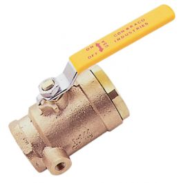 Conbraco Industries 50-GB5-01A 1 Inch Gasball Valve 1/8 Inch Dualtap