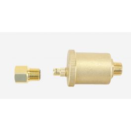 Caleffi 502343A Automatic Air Vent 1/2" NPT W/Service Check Cap