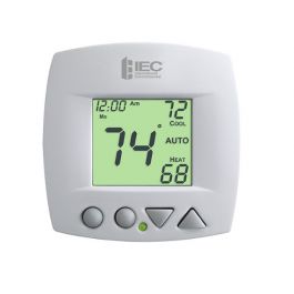 International Environmental 71520317 7-Day Programmable Thermostat 2/4 Pipe Configuration