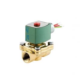 ASCO 8210G002 2-Way N/C General Purpose Brass Solenoid Valve 120/60 VAC 110/50 VAC 1/2" NPT