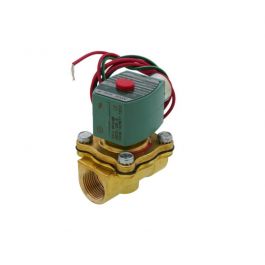 ASCO 8210G009HW 2-Way N/C Solenoid Valve 3/4" NPT 110/50 120/60 VAC For Hot Water Max Temp