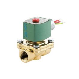 Asco 8210G056 2-Way Normally Closed Brass Solenoid Valve 1-1/2" NPT