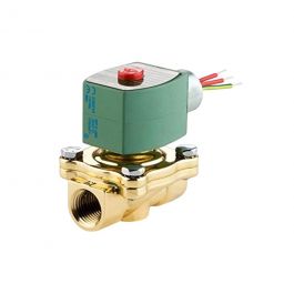 ASCO 8210G093 2-Way N/C General Purpose Brass Solenoid Valve 3/8" NPT 120 VAC/60Hz 110 VAC/50Hz