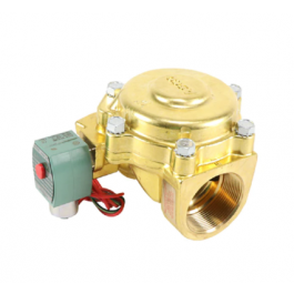 Asco 8210G100LF 2" Normally Closed Solenoid Valve 5-150 PSI Air, 5-125 PSI Water, 120 VAC