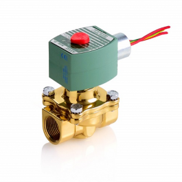 Asco 8210G22-208V N/C Solenoid Valve 5–150 PSI Air/Water 5–125 PSI Oil 208V 1.5" NPT