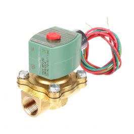 ASCO 8210G2LF 1/2" N/C Solenoid Valve 5-200 PSI Air/150 PSI Water 120V