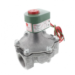 Asco 8215B60-24V 1-1/4" Normally Closed Solenoid Valve 0-25 PSI 24V