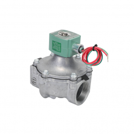 ASCO 8215G080VM-24VDC 3/2" 2-Way N/C Solenoid Valve Aluminum 15.8 W 2" X 2" DIA