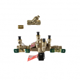Watts 88004077 1/2" Backflow Preventer W/Bronze Strainer 009QT-S