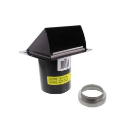 Broan-NuTone 885BL Wall Cap W/3" & 4" Round Duct Damper
