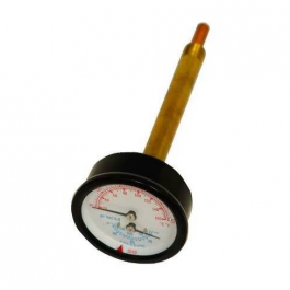 Velocity Boiler Works (Crown) 95-068 Temperature/Pressure Gauge 5.0"