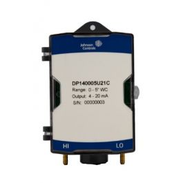 Johnson Controls DP1400X5B11D Differential Pressure Transducer 0.5" WC/Bidire 0-5 VDC 0.5% Accuracy