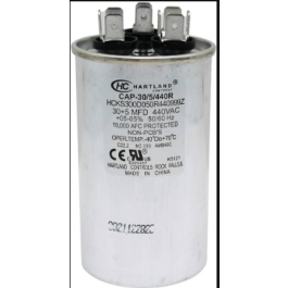Trane SFCAP25D440OR Round Run Capacitor 25/4 MFD 440V
