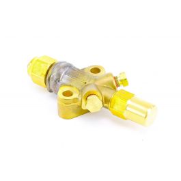 Mueller Industries A16303 1/2" Outer Dia Flare Valve, Double Port 45°