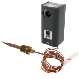 Johnson Controls A19AAB-26C SPST Remote Bulb Temperature Control 6' Capillary 100°F–240°F Fixed Differential 120/208/240V