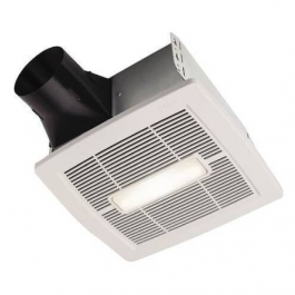 Broan Weatherization Products AE50110DC Bathroom Exhaust Fan 50-80-110 CFM Flex DC