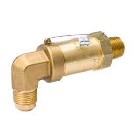 Mueller Industries AH15514 Angle Pressure Relief Valve W/NPTFE X FLARE 1/2" X 5/8" 400 PSI