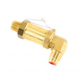 Mueller Industries AL15514 Pressure Relief Valve 500 PSI 1/2" X 5/8" Angled NPTFE-Flare