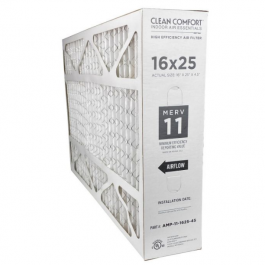 Amana-Goodman AMP-11-1625-45 Air Filter 16" X 25" MERV-11