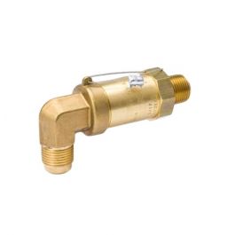 Mueller Industries AP15512 Pressure Relief Valve 700 PSI ANG NPTFE 3/8" X 3/8" Flare