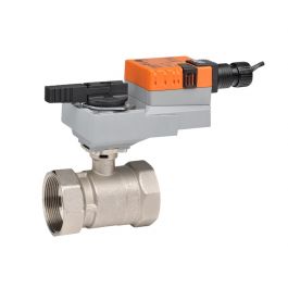 Belimo B229+LRB24-SR 1-1/4" 2-Way Characterized Control Valve W/Actuator NSR 10Cv