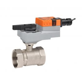 Belimo B232+AFRBUP-S 1-1/4" Characterized Control Valve W/Auxiliary Switch 37Cv