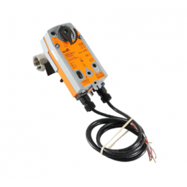 Belimo B232+AFRX24-MFT-S Proportional Valve 1.25" NPT 37Cv 24V Spring Return W/Auxiliary Switch