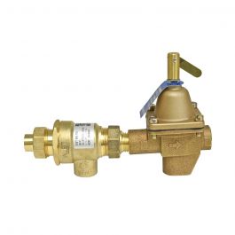 1/2" Sweat Combo Back Flow Preventer & Pressure Reducing Valve 0386462 Replaces For Watts -Part# B911S