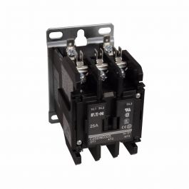Cutler Hammer-Eaton C25DND315T Definite Purpose Contactor 15A 24 VAC 3-PH