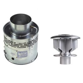 Field Controls CAS-7SK Commercial Fan In A Drum For Gas Or Oil 840000-1800000 BTU & 6-12 GPH, UPC Code: 09074734080