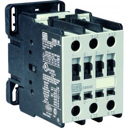 WEG Electric Corp CWM40-11-30V18 3-Pole Contactor 40A 110-120 VAC