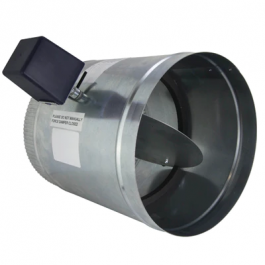 IO HVAC Controls D-10-PO 10" N/C Round Fresh Air Damper 24V