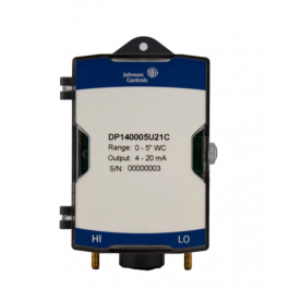 Johnson Controls DP1400X5B21D Differential Pressure Transducer -5 to 5" WC 4-20 mA