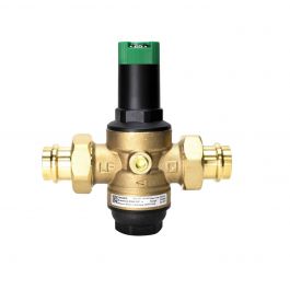Resideo DS06-100-DUP-LF 1/2" Dial Set Pressure Regulating Valve W/Double Union Press Fitting Lead Free DS06
