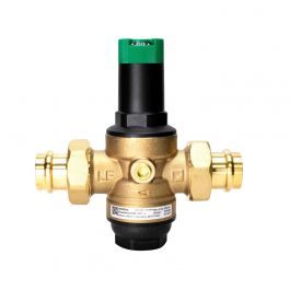 Resideo DS06-101-SUP-LF 3/4" Dial Set Pressure Reducing Valve W/ Single Union Press Fitting Lead Free