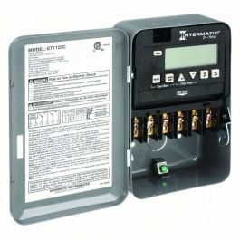 Intermatic ET1125C SPST 24-Hour Electronic Timer Switch 120/270V 30A