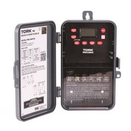 Tork Timers EWZ201C 7-Day Digital Timer Electromech 208-277V