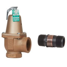 Watts F382821 1" Pressure Relief Valve 2,649,000 BTU 75 PSI 740