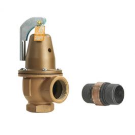 Watts F383742 Boiler Pressure Relief Valve 1-1/2" FNPT 3,903,000 BTUH 45 PSI Model 740